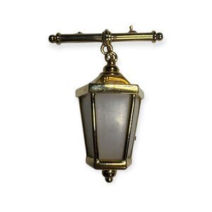 Avon Thomas Kinkade Lantern Brooch Christmas Vintage